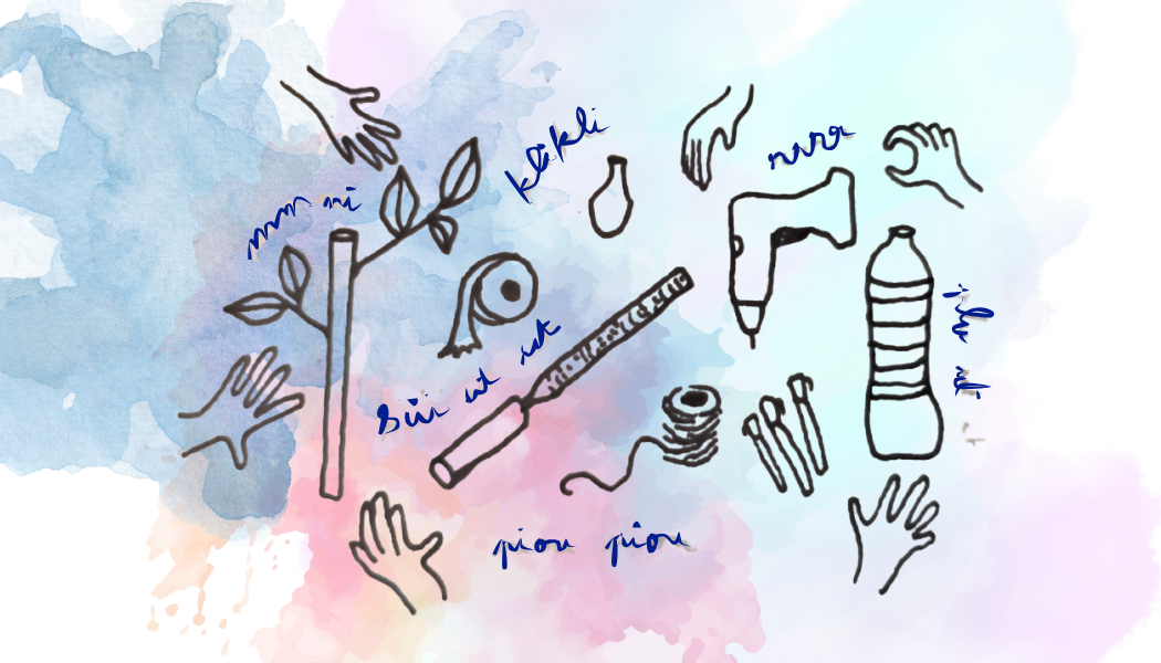 illustration de l'atelier de fabrication de sifflets pour trouver son chant d'oiseau